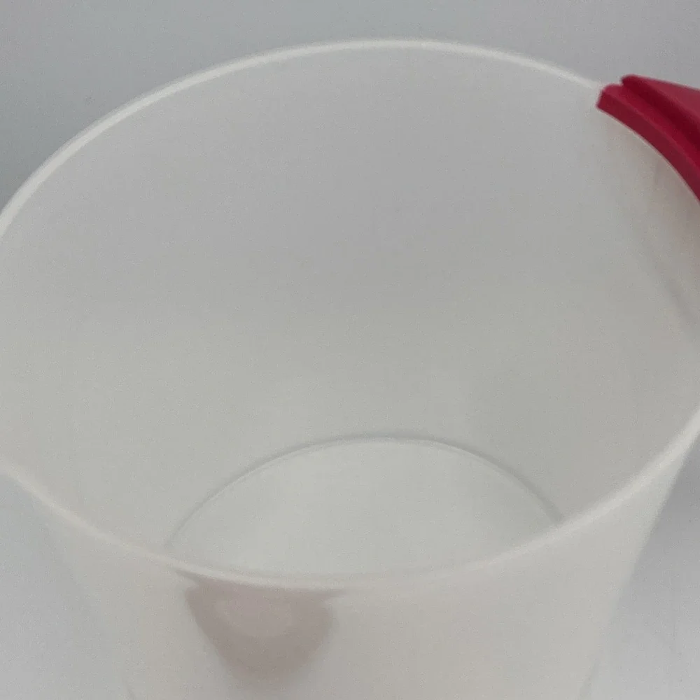 Mr. Coffee Iced Tea Maker TM70 Replacement 3 Quart Pitcher Maroon Red Lid